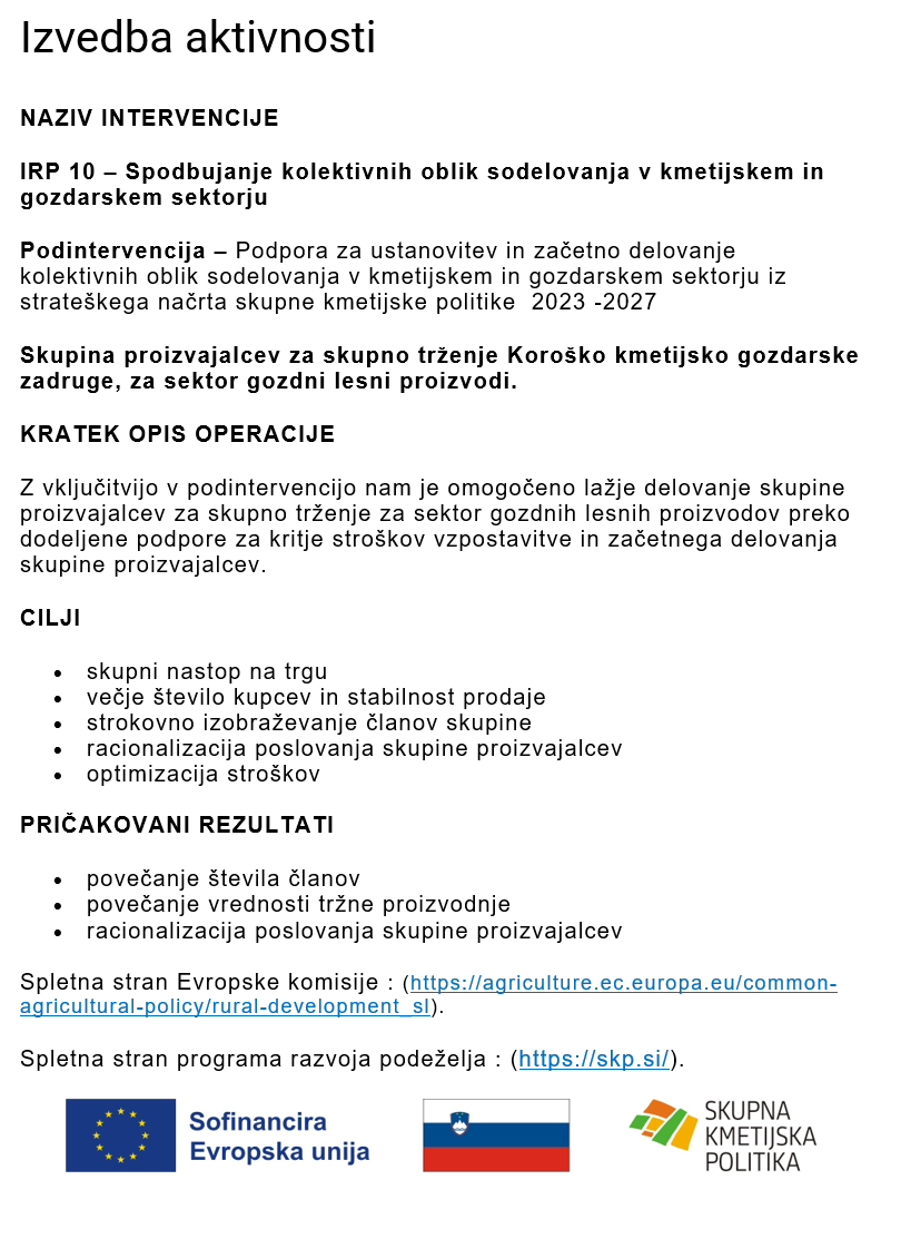 Intervencija IRP10 Les